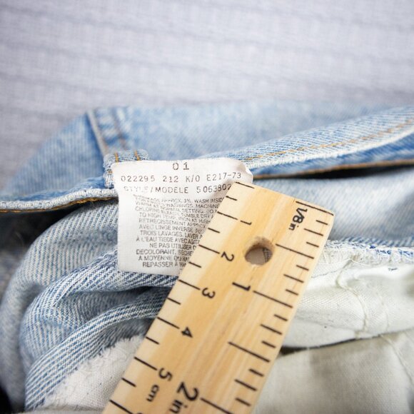 Levi's 506 Orange Tab Straight Denim Jeans 80s - Picture 7 of 9